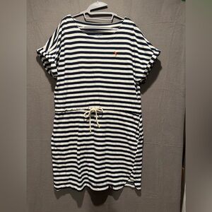 Margaritaville Navy and White Striped Top